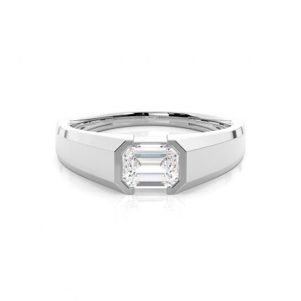 Channel Setting Diamond Men's Engagement Ring